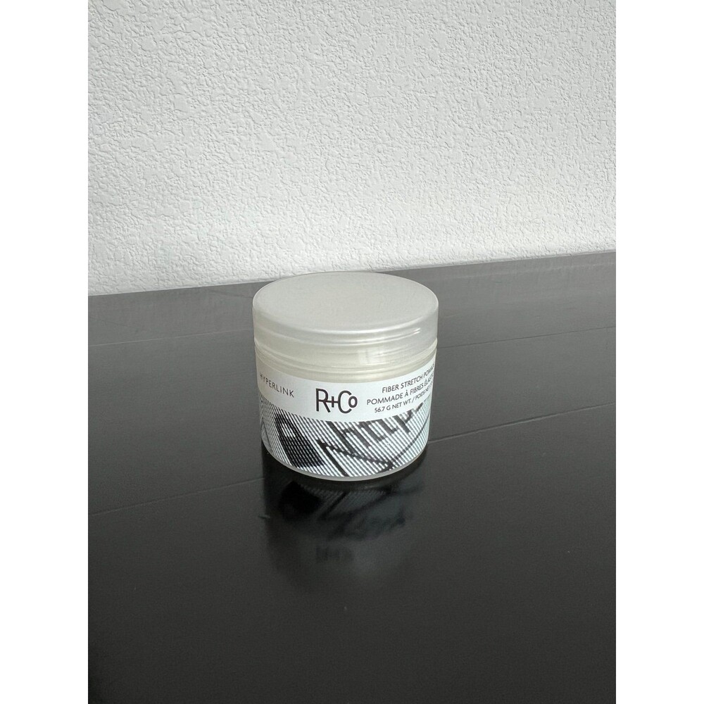 R+Co HYPERLINK  fiber stretch pomade - 2 oz - weightless volume ﬂexible hold